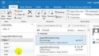 How to recall a sent message in Outlook