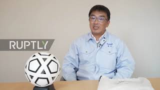 Japanese companies develop DIY airless ball kit for children in developing countries
