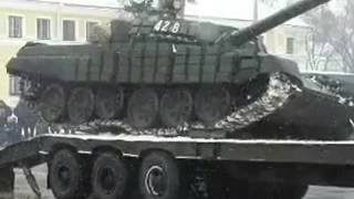 неудачная погрузка танка