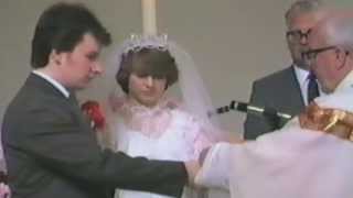 Martin and Sharon's Butler Wedding Part 2 1984 The Bride Arrives