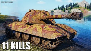 Танк Е100 11 ФРАГОВ за БОЙ World of Tanks