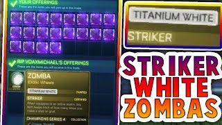 BUYING STRIKER WHITE ZOMBA AND STRIKER WHITE OCTANE (ROCKET LEAGUE BEST TRADES)
