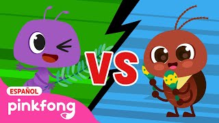 Cucaracha vs. Hormiguita ¿Quién ganaría????? | Dinosaurios para Niños | Pinkfong Canciones Infantiles