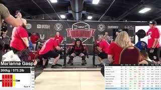 Marianna Gasparyan 260 kg squat Kern US Open 2019