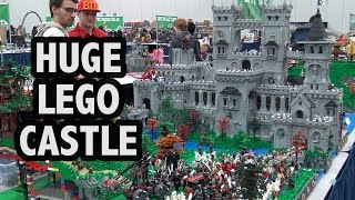GIANT Custom LEGO Castle Fortress | Bricks Cascade 2017