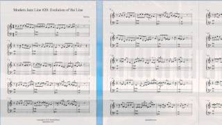Modern Jazz Line #20: Evolution of a Jazz Line - 3000 Subscribers Video! 20 lines!