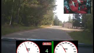 Ралли-спринт "Лепель 2019" / СУ 1 / onboard video Вязович - Ахремчик