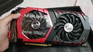 MSI GTX 1060 GAMING X EDITION UNBOXING 2017(HINDI)