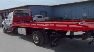 2013 Ford F650 Super Cab with Vulcan Steel Bed