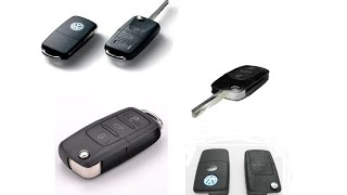 Как правильно поменять батарейку в ключе Volkswagen.