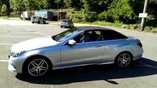 Мерседес как складывается и раскладывается крыша Mercedes Benz E250 Cabrio Test