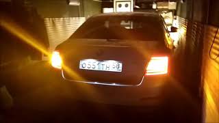 Установка Led в задние поворотники Октавия А7