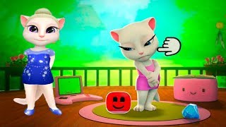 Моя Говорящая Анджела ЛЕТНЕЕ ОБНОВЛЕНИЕ новые мини игры с единорогом мультик для детей