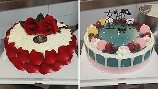 最具創意浪漫花式蛋糕，學會製作還怕單身嗎/Cake Decorating Tutorial【蛋糕艺术 Cake Art】