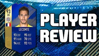 FIFA 18 - TOTS 93 RATED BENJAMIN LECOMTE PLAYER REVIEW!!! FIFA 18 ULTIMATE TEAM PLAYER REVIEW!!!
