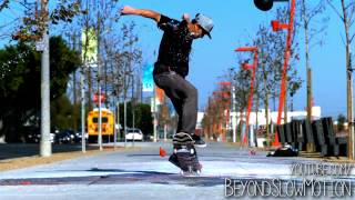 Chromatic    Skate em camera lenta com pó de giz