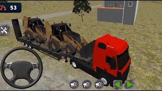 European Truck Simulator 2019 #4 Dump truck and excavator transport games, truck driving