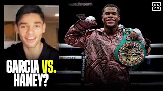 Ryan Garcia UNCUT On Devin Haney, Says What Has To Happen Before They Fight