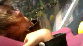 Justine et moi dans le Speed Max