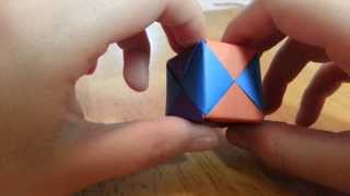 Origami Sonobe Cube (Traditional) - Not A Tutorial