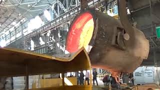 Preheated Laddle for Pouring molten metal || Metal and Steel Factory || Arpan Paul