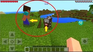 НУБ ВТОРОЙ РАЗ ИГРАЕТ В МАЙНКРАФТ (MINECRAFT PE) троллинг НУБА 1.1 ЛЕТСПЛЕЙ выживание