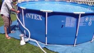 Инструкция по установке каркасных бассейнов Intex