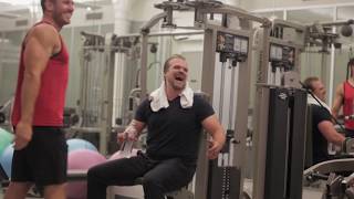 Don Saladino & David Harbour - Hellboy Training
