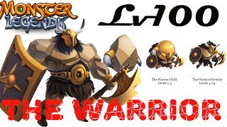 The Warrior lv 100 Monster Legends - монстр на прокачку