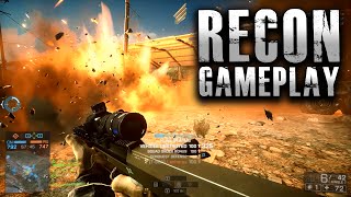 Battlefield 4 Recon Gameplay - C4, G18, Bolt Action Rifles