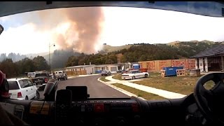 Wither Hills Fire, Blenheim, New Zealand