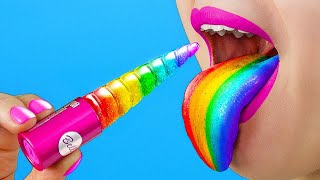 7 РАДУЖНЫХ ИДЕЙ ДЛЯ НОВОГОДНЕГО НАСТРОЕНИЯ || Лучшие преображения в стиле единорога от 123Go! Play!