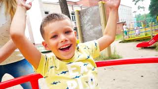 Fun Activities with Jack and Roma at Outdoor Playground for Kids