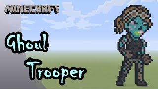 Minecraft: Pixel Art Tutorial: Ghoul Trooper (Fortnite Battle Royale)