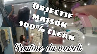 OBJECTIF MAISON 100% CLEAN // ROUTINE MENAGE DU MARDI EN 5 POINTS