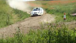 Jari-Matti Latvala testing Ford Focus WRC before 66 Rally Poland