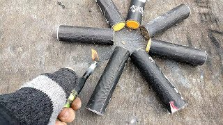 ВЗРЫВАЕМ ПЕТАРДЫ?Тест петард корсар 8 и 12?Моя пиротехника
