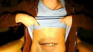 Watch out or maybe my belly button will eat ya!