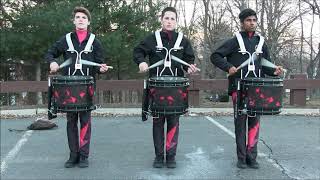 Trumbull Percussion 2018 In the Lot Snare Line 03 24 18