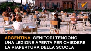 Argentina: genitori tengono una lezione aperta per chiedere la riapertura della scuola