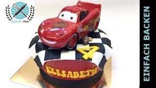 Cars Cake | Motivtorte | Fondant Torte I Einfach Backen - Marcel Paa