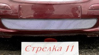 Защита радиатораMERCEDES-BENZ A-Klass 150 II (W169) 2004-2007г.в. (Хром) - strelka11.ru