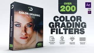 Videohive 200 Color Grading Filters » free after effects templates