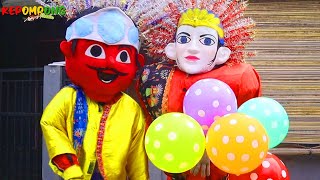 ONDEL ONDEL MELETUSIN BALON AJAIB! -KEPOMPONG BALON - ONDEL ONDEL