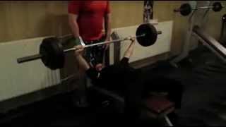 Marin Marinov 125 kg bench press @ 70 kg BW