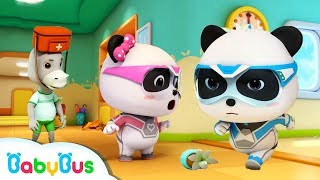 Super Panda's Earthquake Rescue | Play Safe | Kids Cartoon | Kids Videos | Baby Cartoon | BabyBus