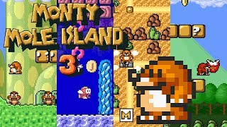 Monty Mole Island 3 - Boom Boom's World | Super Mario World ROM Hack (スーパーマリオワールド)