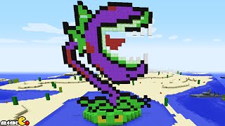Minecraft Plants vs. Zombies 2 Mod MEGA CHOMPER Plant On Lily Pad Showcase!
