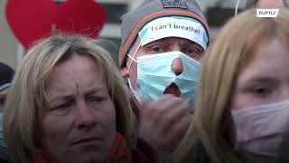 Thousands join anti-COVID-measures protests in multiple German cities