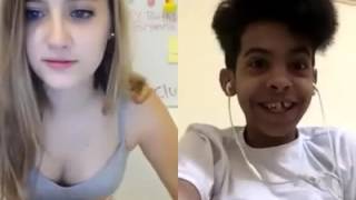 ariban boy and American Girls funny Skype chating